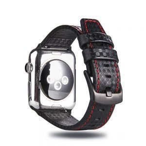 Leren-apple-watch-bandje-Zwart-Rood-met-klassieke-zwarte-gesp-3.jpg