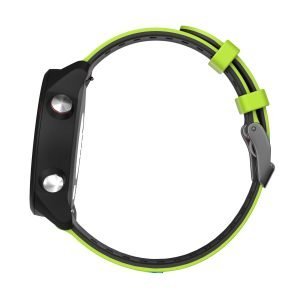 Samsung Gear S3 Sport bandje (22mm) dual - Galaxy Watch 46mm SM-R810 groen - zwart_004 | Watchbands-shop.nl