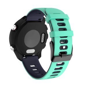 Samsung Gear S3 Sport bandje (22mm) dual - Galaxy Watch 46mm SM-R810 mint - blauw_003 | Watchbands-shop.nl