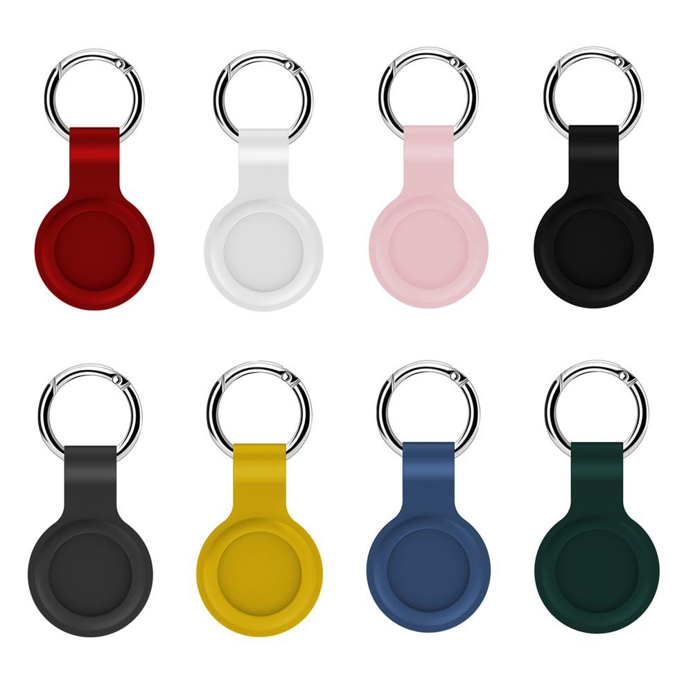Apple Airtag Sleutelhanger - Airtag Beschermhoesje - Apple Airtag hoes - Siliconen Airtag hoesje - A | Watchbands-shop.nl